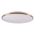 Luminária de teto LED regulável por dimmer KERN LED/80W/230V 3000/4000/6000K diâmetro 80 cm dourada + comando remoto