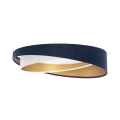 Luminária de teto LED regulável SMART GALAXY MODERN LED/24W/230V 3000–6500K Ø 55 cm azul/branco/dourado + comando remoto