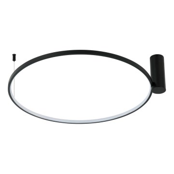 Luminária de Teto LED RING S LED/50W/230V 3000/4000/6000K Ø 90 cm preta