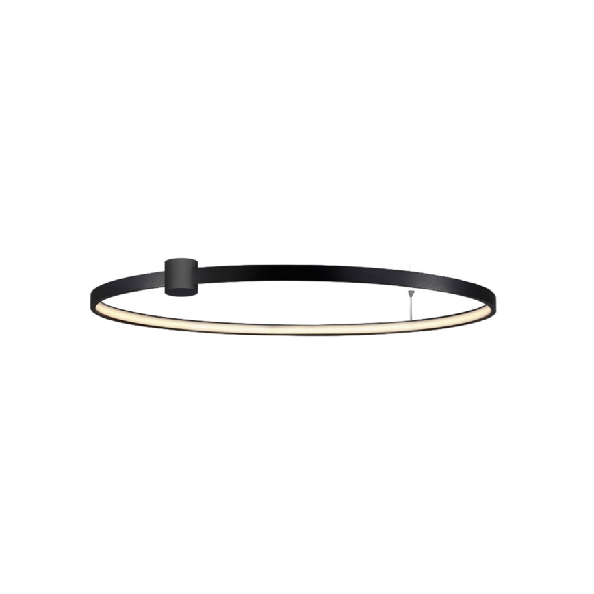 Luminária de Teto LED RING S LED/50W/230V 3000/4000/6000K Ø 90 cm preta
