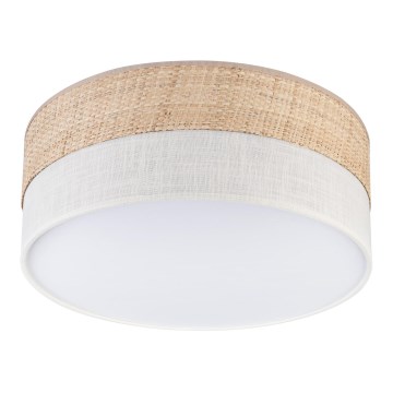 Luminária de teto LED SIRJA BOHO LED/20W/230V 4000K Ø 35 cm bege/creme