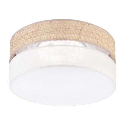 Candeeiro de teto LED SIRJA BOHO LED/20W/230V 4000K Ø 35 cm bege/creme