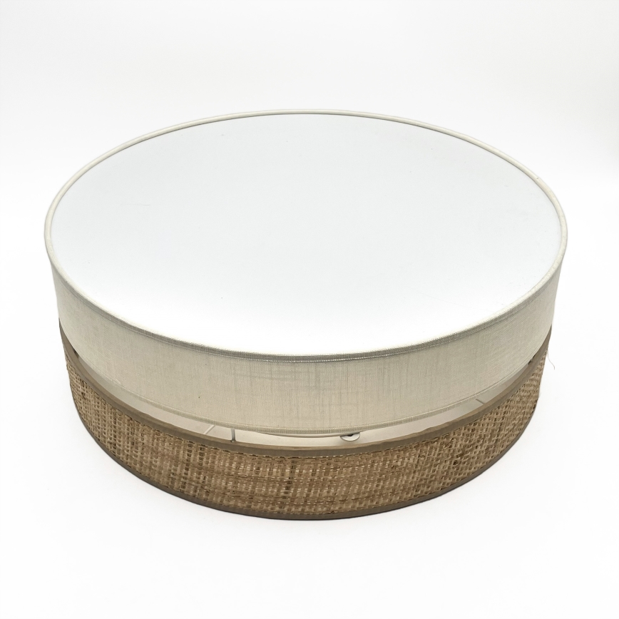 Plafon LED SIRJA BOHO, 36 W, 230 V, 4000 K, Ø 45 cm, bege/creme