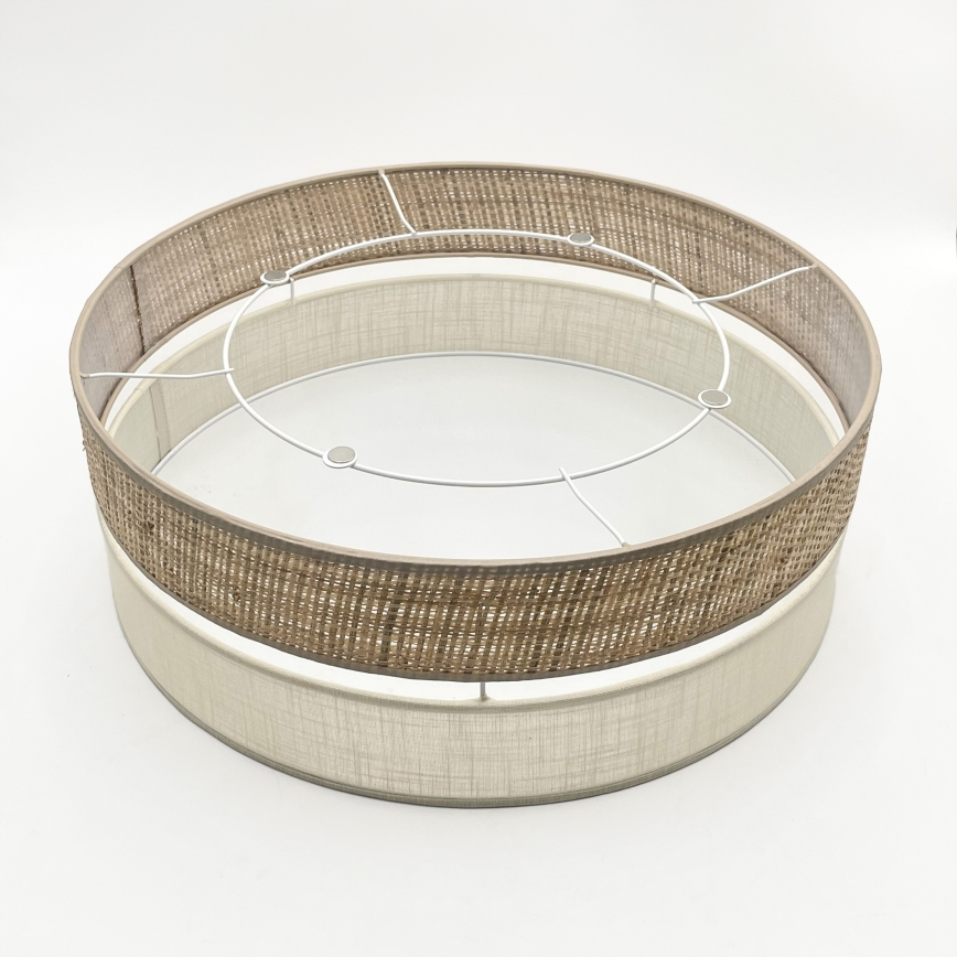 Plafon LED SIRJA BOHO, 36 W, 230 V, 4000 K, Ø 45 cm, bege/creme