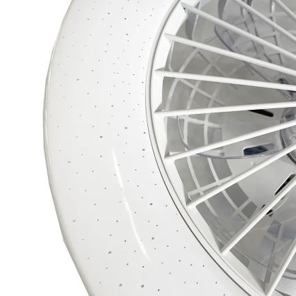 Luminária de teto LED dimmerizável com ventilador STAR LED/48W/230V 3000-6500K + controlo remoto