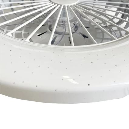 Luminária de teto LED dimmerizável com ventilador STAR LED/48W/230V 3000-6500K + controlo remoto
