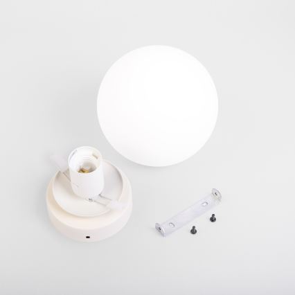 Luminária de teto MOONLIGHT 1xE27/15W/230V Ø 16 cm creme