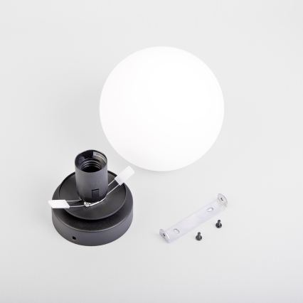 Luminária de teto MOONLIGHT 1xE27/15W/230V Ø 16 cm preta