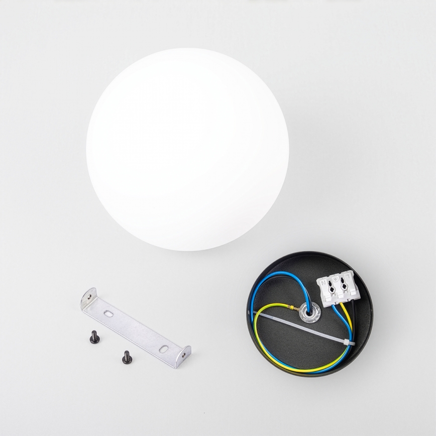 Luminária de teto MOONLIGHT 1xE27/15W/230V Ø 16 cm preta