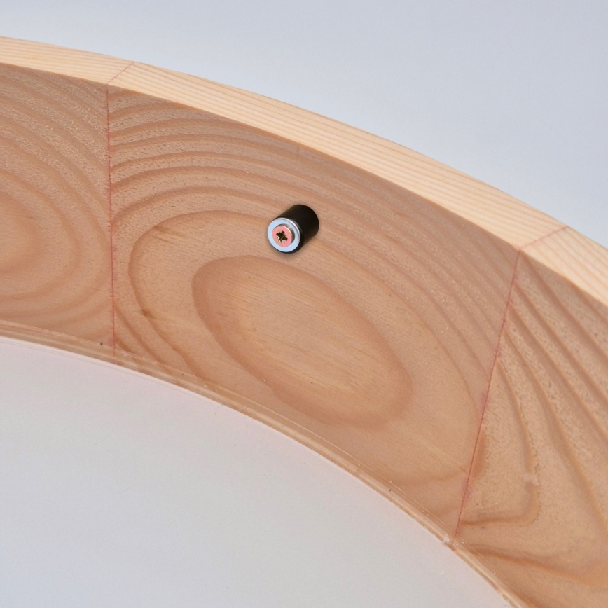 Luminária de teto NATURAL 2xE27/60W/230V ? 37 cm pinho