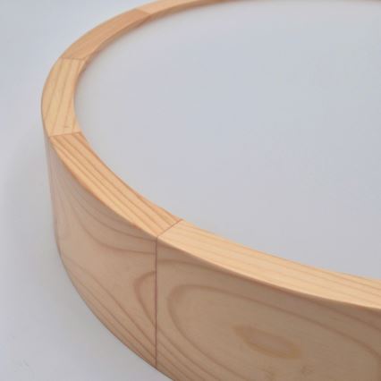 Luminária de teto NATURAL 2xE27/60W/230V ? 37 cm pinho