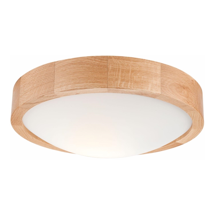 Luminária de teto OAK SLIM 1xE27/60W/230V carvalho ? 27 cm