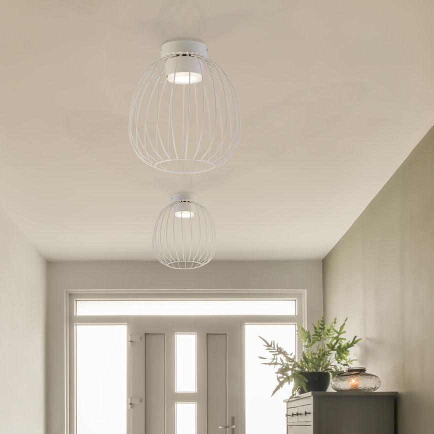 Luminária de teto OVELLA 1xGX53/10W/230V Ø 25 cm creme