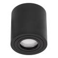 Luminária de teto para banheiro CHLOE 1xGU10/30W/230V IP65 redonda preta