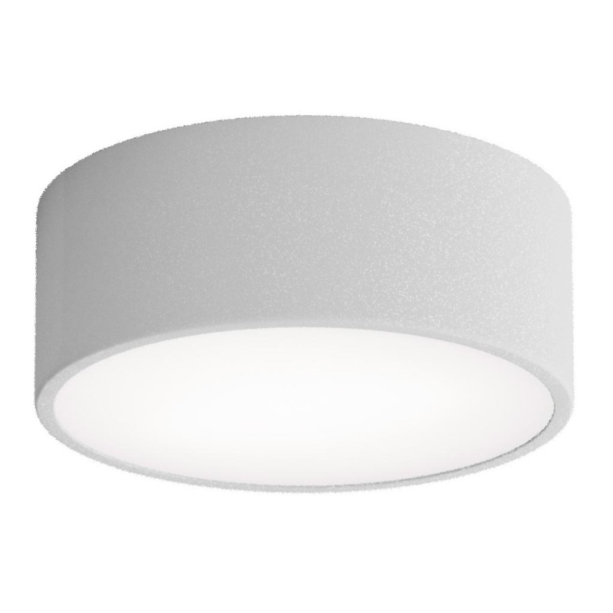 Luminária de teto para banheiro CLEO com sensor, 1xE27/24W/230V, Ø 20 cm, IP54, cinza
