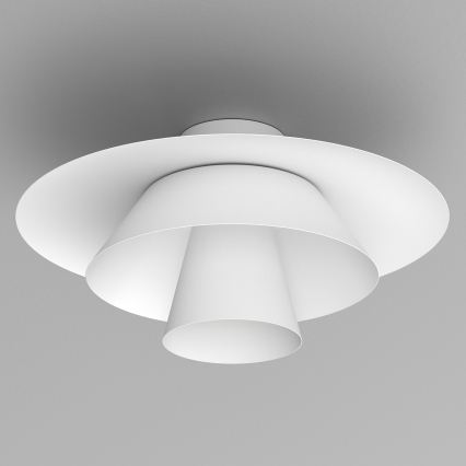 Luminária de teto PLATO 1xE27/15W/230V Ø 32 cm branca