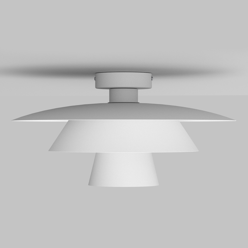 Luminária de teto PLATO 1xE27/15W/230V Ø 32 cm branca
