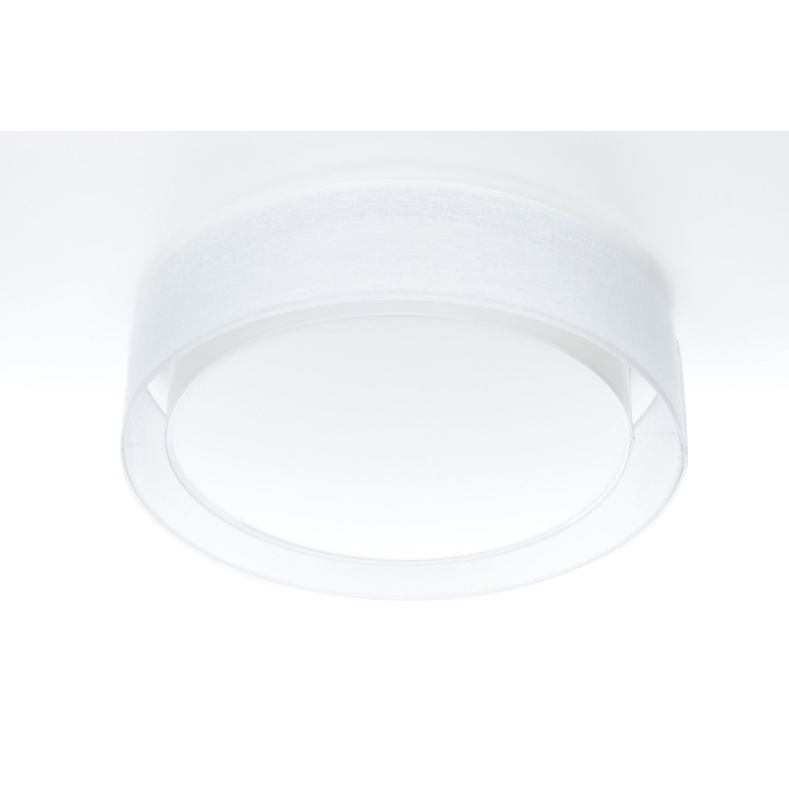 Luminária de teto PURO 2x E27/40W/230V, Ø 50 cm, branca