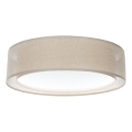 Luminária de teto PURO 2xE27/40W/230V Ø 60 cm bege