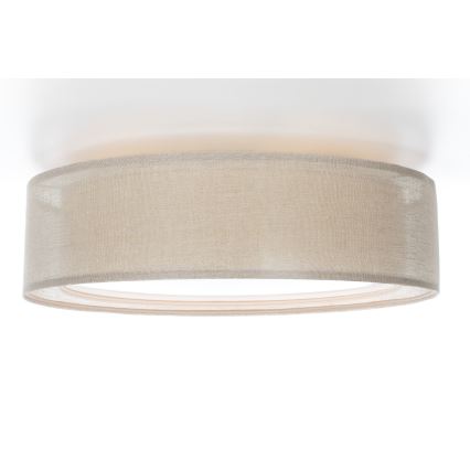 Luminária de teto PURO 2xE27/40W/230V Ø 60 cm bege