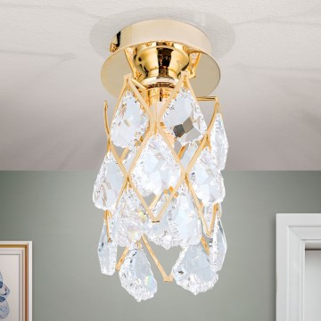 Luminária de teto RITA 1xG9/40W/230V, Ø 9 cm, dourada