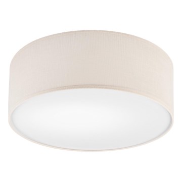Luminária de teto SIRJA 1xE27/60W/230V diâmetro 35 cm creme