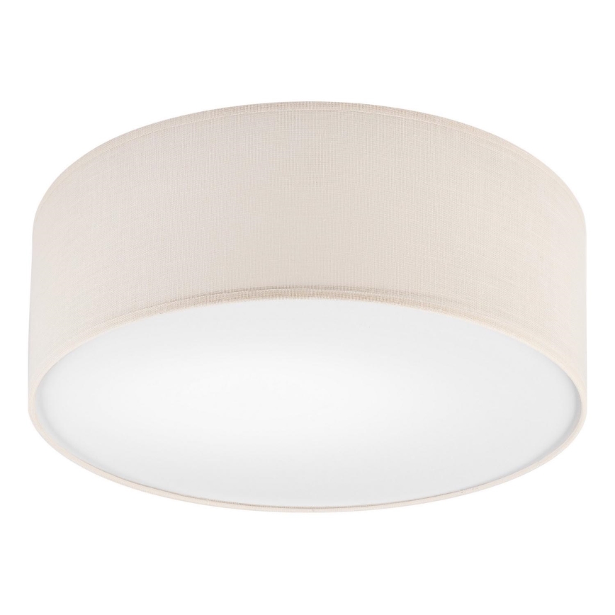 Luminária de teto SIRJA 1xE27/60W/230V diâmetro 35 cm creme