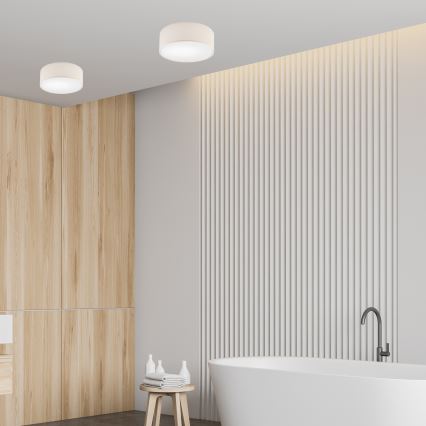 Luminária de teto SIRJA 1xE27/60W/230V diâmetro 35 cm creme