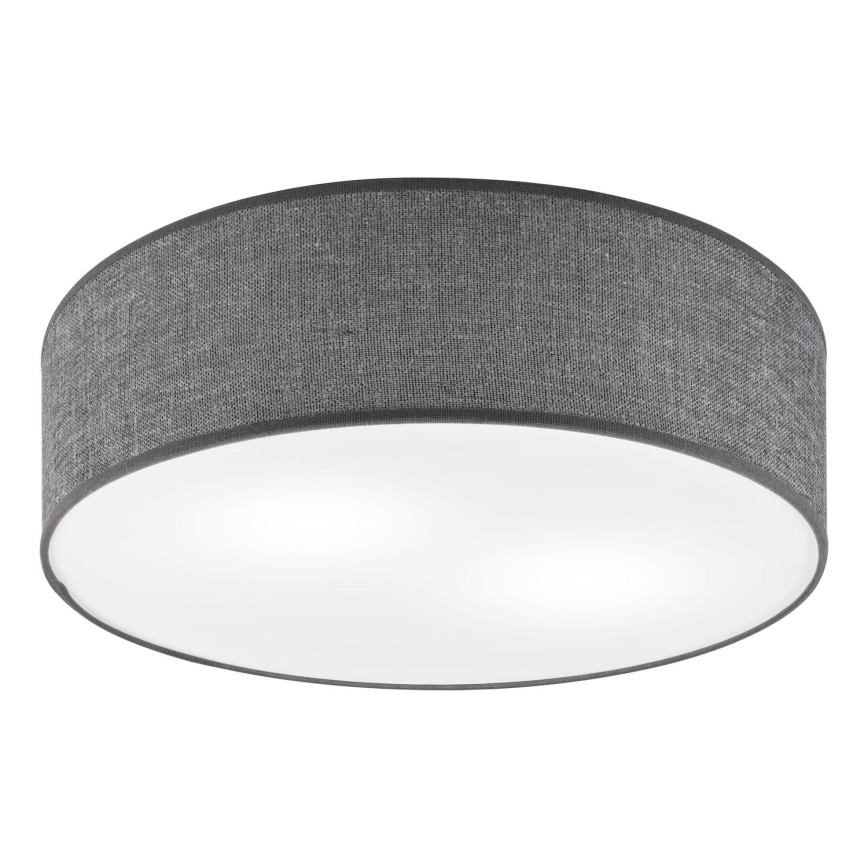 Luminária de teto SIRJA 2xE27/15W/230V, Ø 45 cm, cinzenta