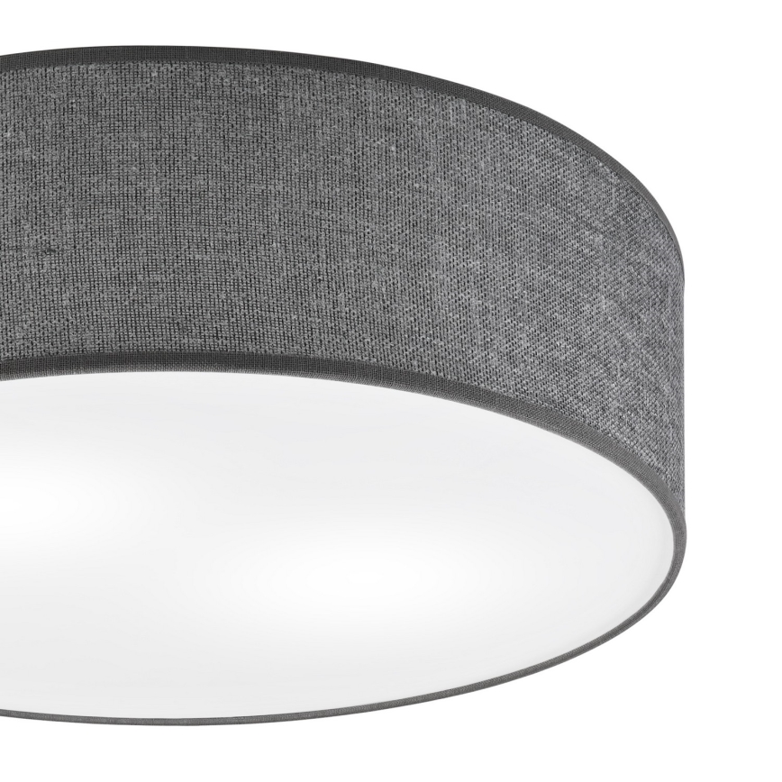 Luminária de teto SIRJA 2xE27/15W/230V, Ø 45 cm, cinzenta