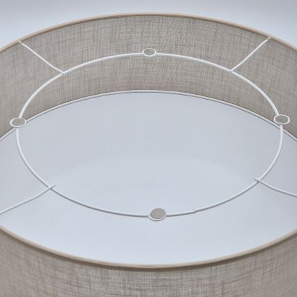 Luminária de teto SIRJA 2xE27/60W/230V diâmetro 45 cm bege