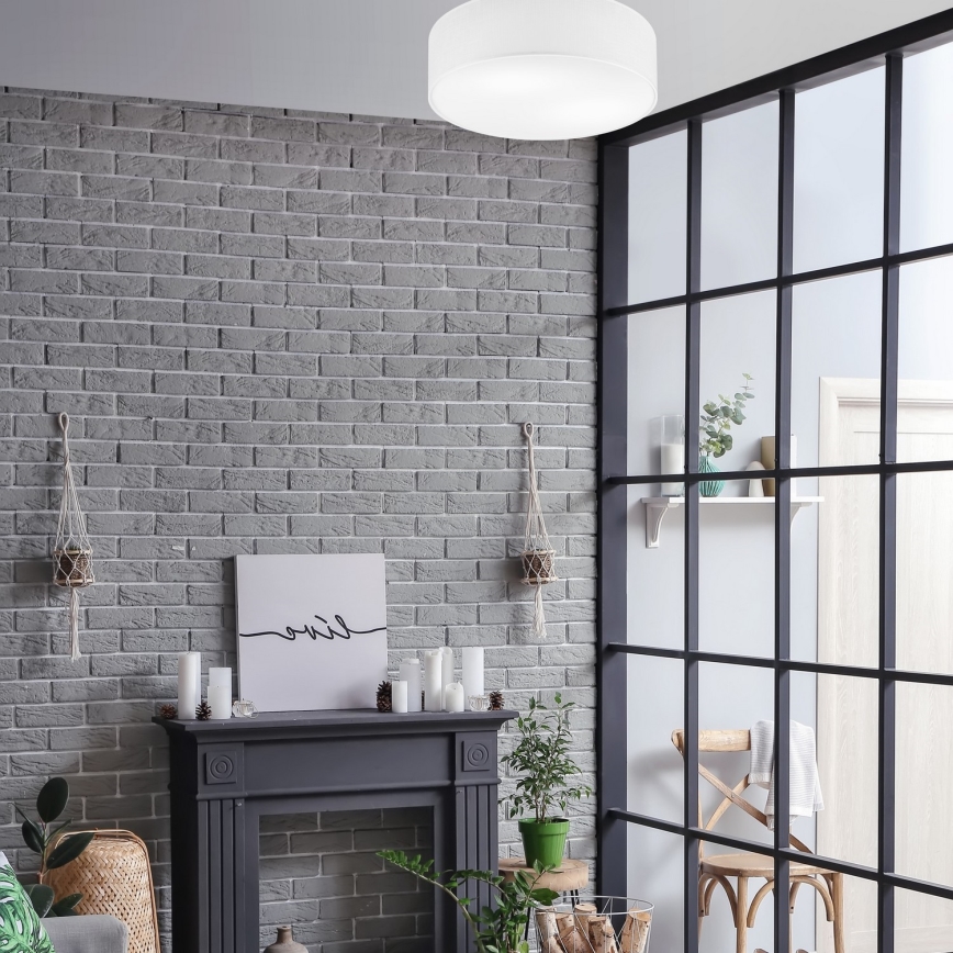 Luminária de teto SIRJA 2xE27/60W/230V diâmetro 45 cm branca