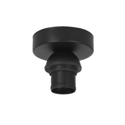 Luminária de teto sobreposta BORHO 1xE27/60W/230V Ø 40 cm preto/juta