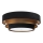 Luminária de teto TRINITI 2xE27/60W/230V preto/dourado