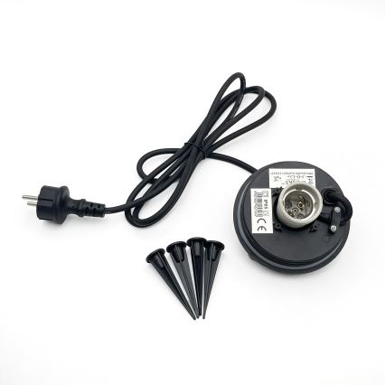 Luminária decorativa de exterior LUMISTONE 1xE27/15W/230V IP65, diâmetro 25 cm