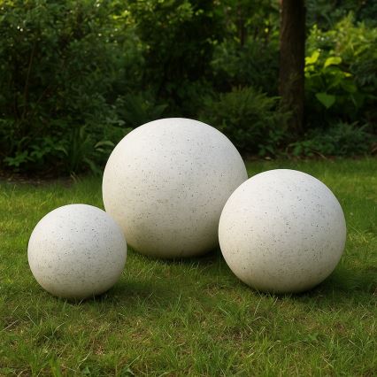 Luminária decorativa para exterior LUMISTONE 1xE27/15W/230V IP65 Ø 28 cm