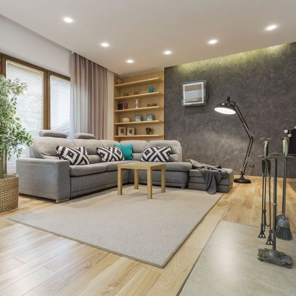 Luminária de embutir GU10 diâmetro 9 cm branca