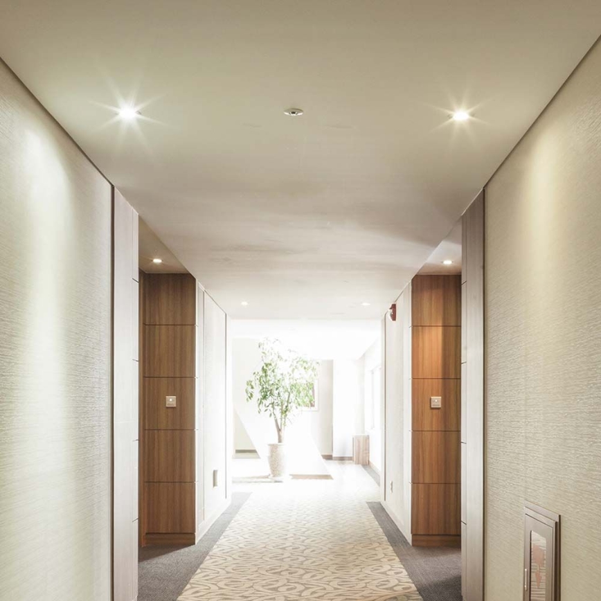 Luminária de embutir GU10 diâmetro 9 cm branca