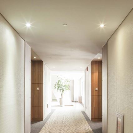 Luminária de embutir GU10 diâmetro 9 cm preta