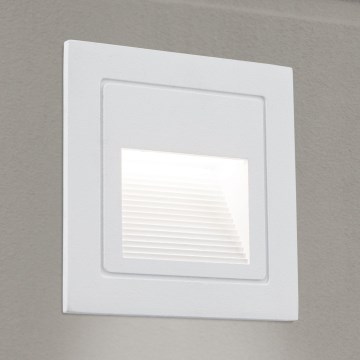 Luminária Embutida LED LORO LED/2W/230V IP65 branca