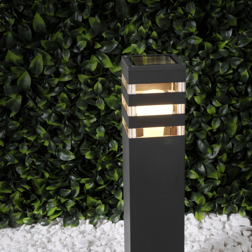 Luminária exterior LED RGBW dimerizável TEKSAS 1xE27/12W/230V 2700-6500K 44 cm IP44 antracite