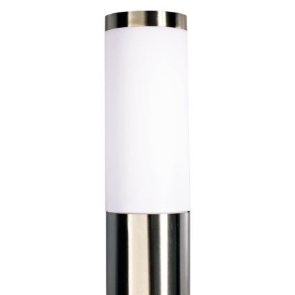 Luminária exterior LIVIA 1xE27/10W/230V 45 cm IP44 prateada