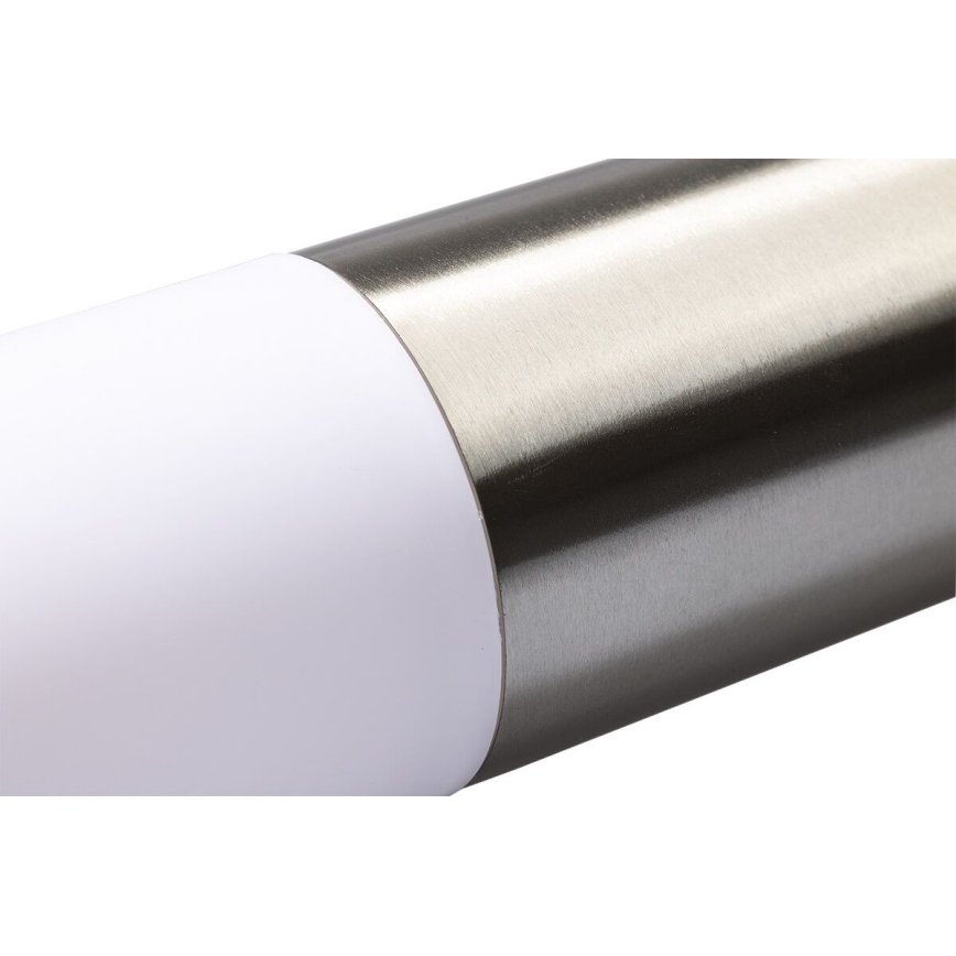 Luminária exterior LIVIA 1xE27/10W/230V 45 cm IP44 prateada