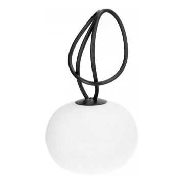 Luminária exterior recarregável LED dimerizável VENEZIA LED/1,5W/5V 2500K IP54 2600 mAh preta