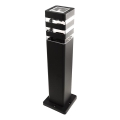 Luminária exterior SANTA 1xE27/60W/230V 50 cm IP54 preta