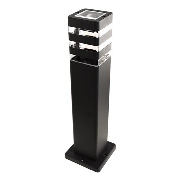 Luminária exterior SANTA 1xE27/60W/230V 50 cm IP54 preta