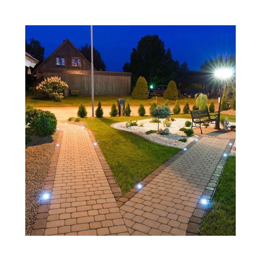 Luminária de entrada externa 1xGU10/35W/230V IP67