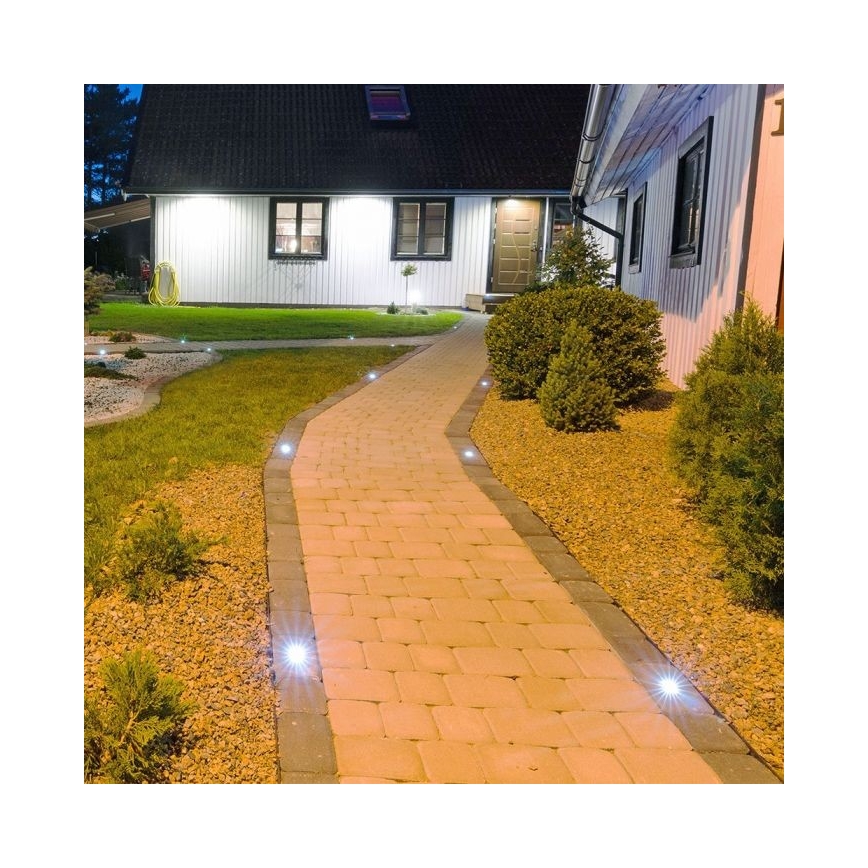 Luminária de entrada externa 1xGU10/35W/230V IP67