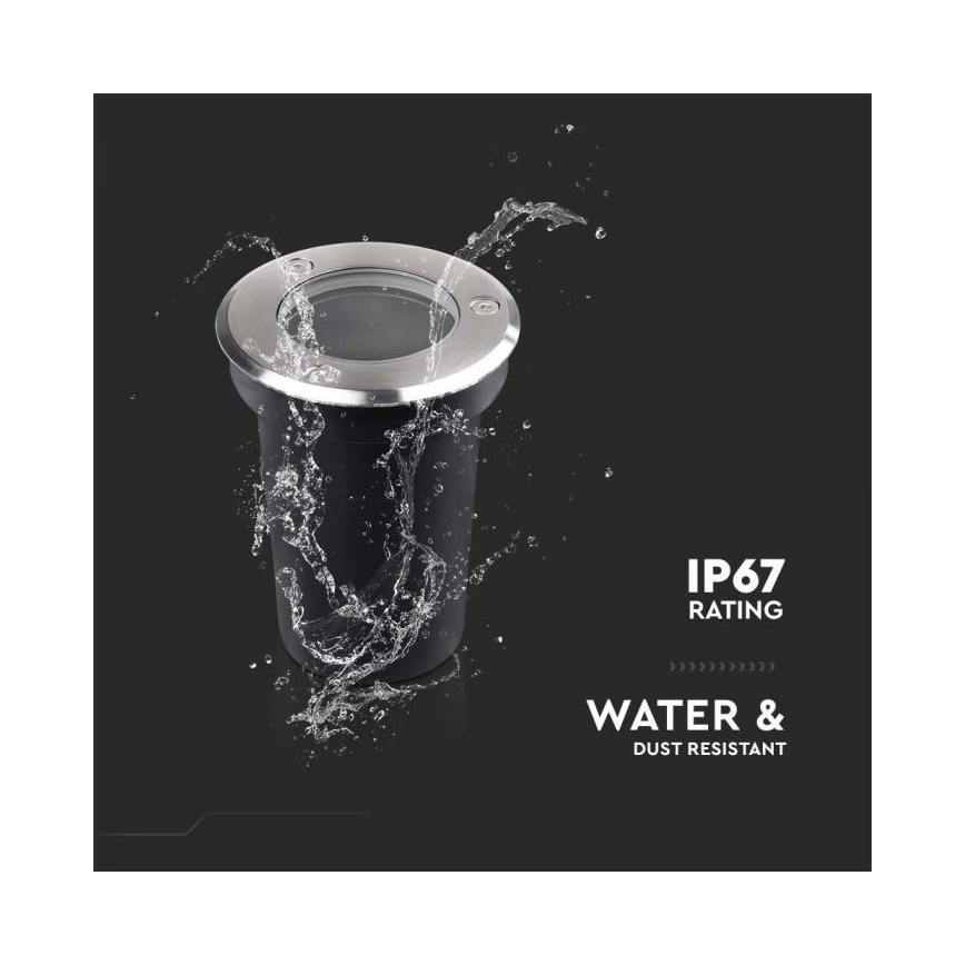 Luminária de entrada externa 1xGU10/35W/230V IP67