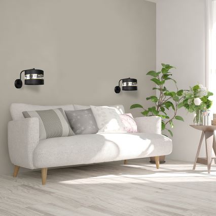 Luminária flexível ULTIMO 1xE27/60W/230V preta